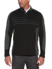 Mens Ultra Lightweight Aquapel 1/4 Zip Golf Shirt-Jackets-Caviar-M-Callaway