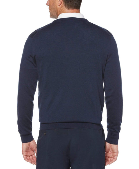 Mens V-Neck Merino Sweater Sweaters