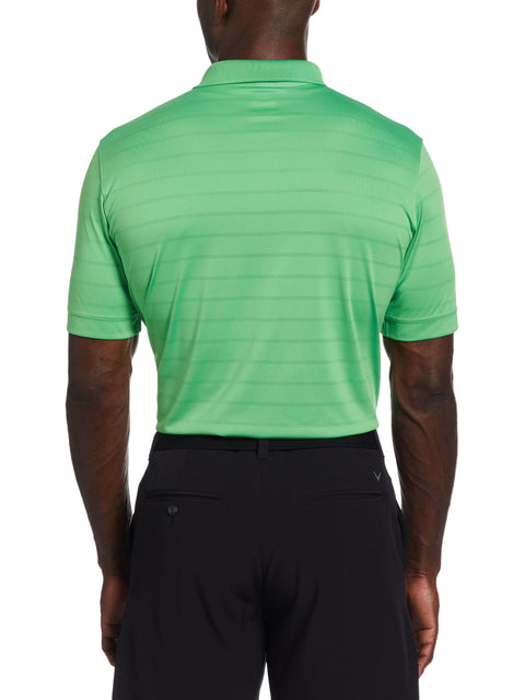 Mens Vent Short Sleeve Open Mesh Polo Shirt (Vibrant Green) 