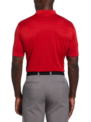 Mens Vent Short Sleeve Open Mesh Polo Shirt (Salsa) 