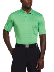 Mens Vent Short Sleeve Open Mesh Polo Shirt (Vibrant Green) 