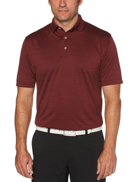 Mens Vent Short Sleeve Open Mesh Polo Shirt-Polos-Zinfandel-XXL-Callaway