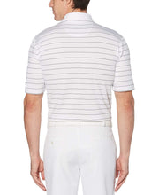 Mens Ventilated Stripe Polo-Polos-Callaway Apparel