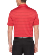 Mens Ventilated Stripe Golf Polo Polos