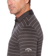 Mens Ventilated Stripe Golf Polo Polos