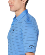 Mens Ventilated Stripe Polo-Polos-Callaway Apparel