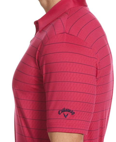 Mens Ventilated Stripe Golf Polo-Polos-Callaway Apparel