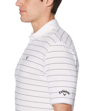 Mens Ventilated Stripe Polo-Polos-Callaway Apparel