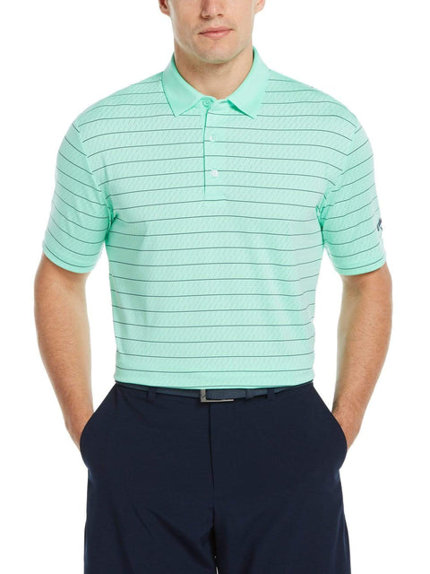 Mens Ventilated Stripe Golf Polo-Polos-Carnival Glass-XXXL-Callaway