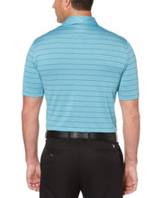 Mens Ventilated Stripe Polo with Chevron Polos