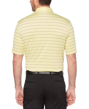 Mens Ventilated Stripe Polo with Chevron Polos