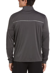 Mens Water Repellent 1/4 Zip Mock (Iron Gate) 