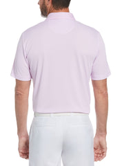 Mens Yarn Dyed Birdseye Color Block Polo-Polos-Callaway