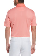 Mens Yarn Dyed Birdseye Color Block Polo-Polos-Callaway