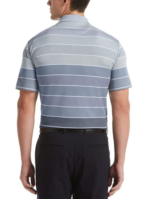 Mens Yarn Dyed Engineered Oxford Stripe Polo-Polos-Callaway Apparel