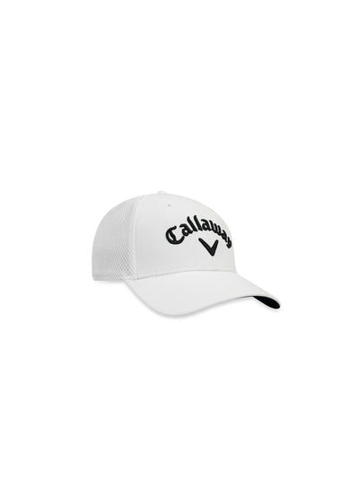 Mesh Fitted Hat-Hats-White-S/M-Callaway