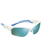 Raptor Mirrored Polarized Sunglasses-Eyewear-Matte White/Green-NS-Callaway