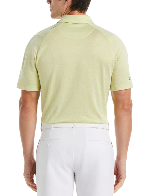 Soft Touch Color Block Golf Polo (Daiquiri Grn Htr) 