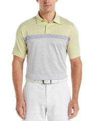 Soft Touch Color Block Golf Polo (Daiquiri Grn Htr) 