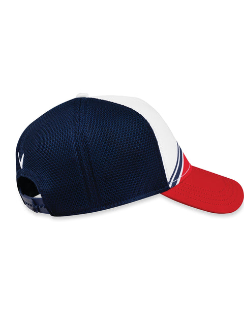 Stripe Mesh Hat-Hats-White/Red-NS-Callaway