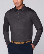 Tour Authentic Heather Polo Polos Charcoal Heather / M