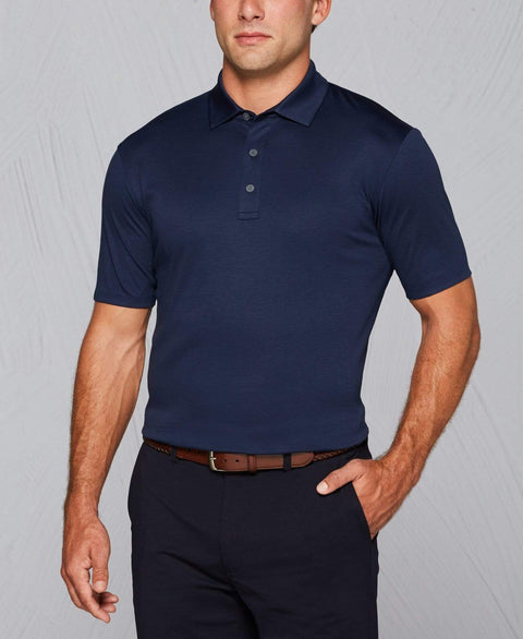 Tour Authentic Mercerized Cotton Polo Polos Peacoat / L