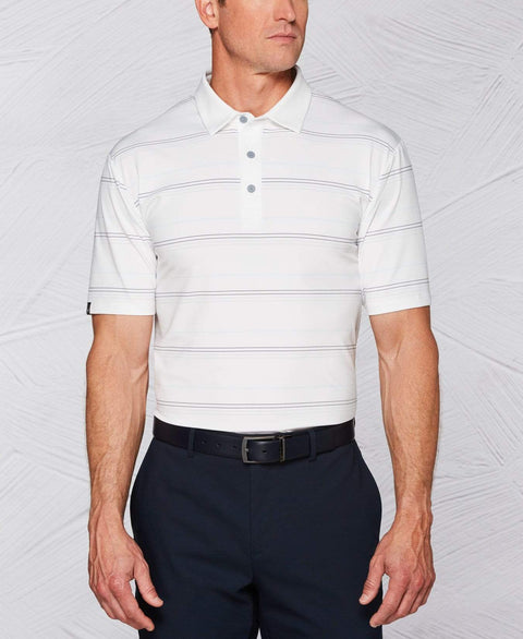 Tour Authentic Micro Stripe Polo Polos Bright White / L