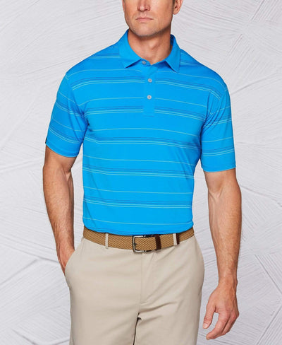 Tour Authentic Micro Stripe Polo Polos Electric Blue Lemonade / M