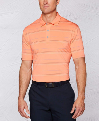 Tour Authentic Micro Stripe Polo Polos Fresh Salmon / S