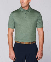 Tour Authentic Wool Heather Polo Polos Forest Heather / S