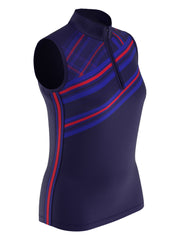 Womens Quarter Zip Sleeveless Polo-Jackets-Callaway