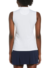 Womens 1/4 Zip Sleeveless Heather Polo-Polos-Callaway