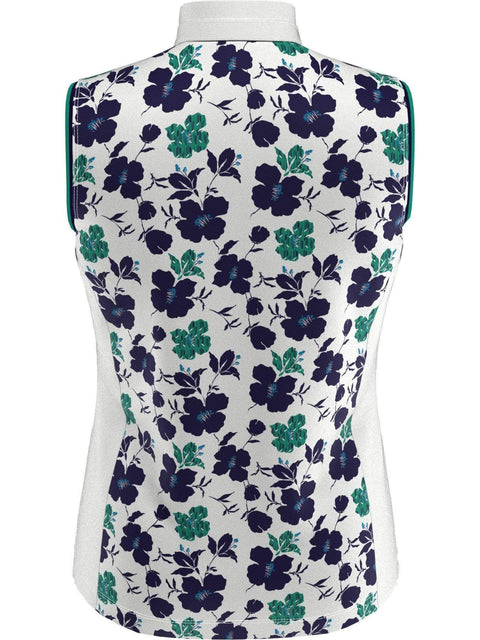 Womens Tropical Print Polo-Polos-Callaway Apparel