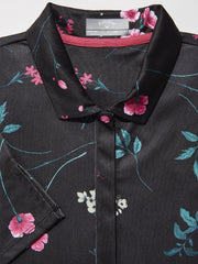 Womens Botanical Floral Print Golf Polo-Polos-Callaway