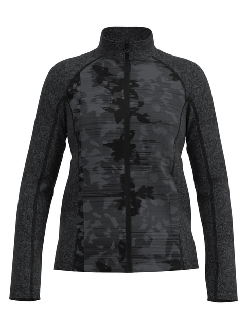 Womens Camo Floral Jacket-Jackets-Black Heather-XXL-Callaway