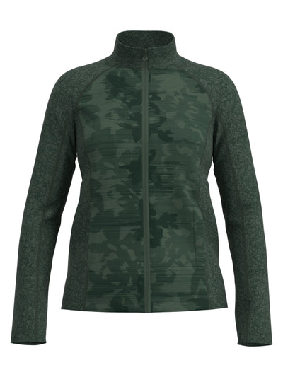 Womens Camo Floral Jacket-Jackets-Jungle Green Htr-L-Callaway