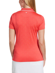 Womens Chevron Polka Dot Polo-Polos-Callaway