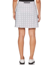 Womens Circular Print Stretch Skort Skorts