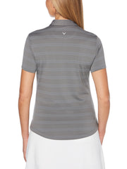 Womens Cooling Horizontal Texture Polo-Polos-Callaway