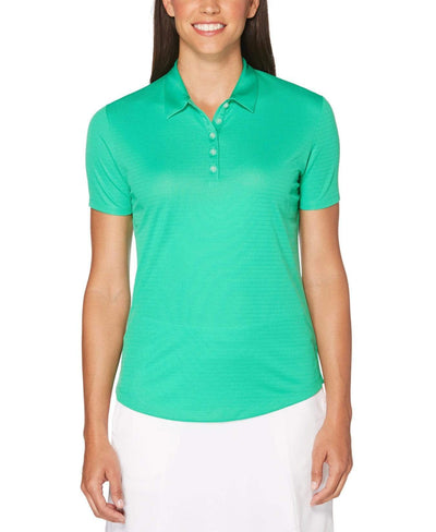 Womens Cooling Twill Textured Polo Polos Mint / M