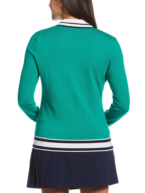 Womens Coolmax Sweater Cardigan-Sweaters-Callaway