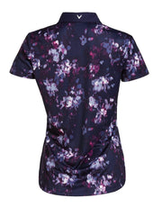 Womens Digital Floral Print Polo-Polos-Callaway Apparel