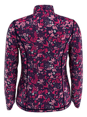 Womens Floral Quarter Zip Pullover--Callaway