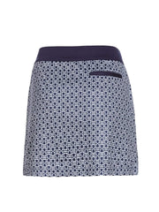 Womens Geo Print Skort with Front Slit-Skorts-Callaway Apparel