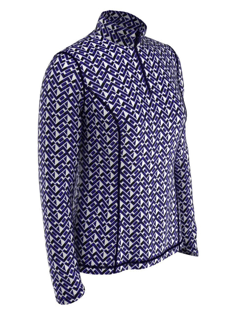 Womens Geometric Quarter Zip Pullover--Callaway