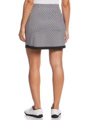 Womens Herringbone Print Skort-Skorts-Callaway