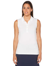 Womens Micro Hex Solid Polo Polos Bright White / XL