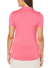 Womens Micro Hex Solid Polo-Polos-Callaway