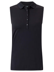 Womens Micro Hex Solid Polo Polos