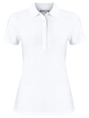 Womens Micro Hex Solid Polo Polos